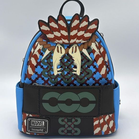 Disney Marvel Black Panther Wakanda Forever Loungefly Mini Backpack - Picture 1 of 13